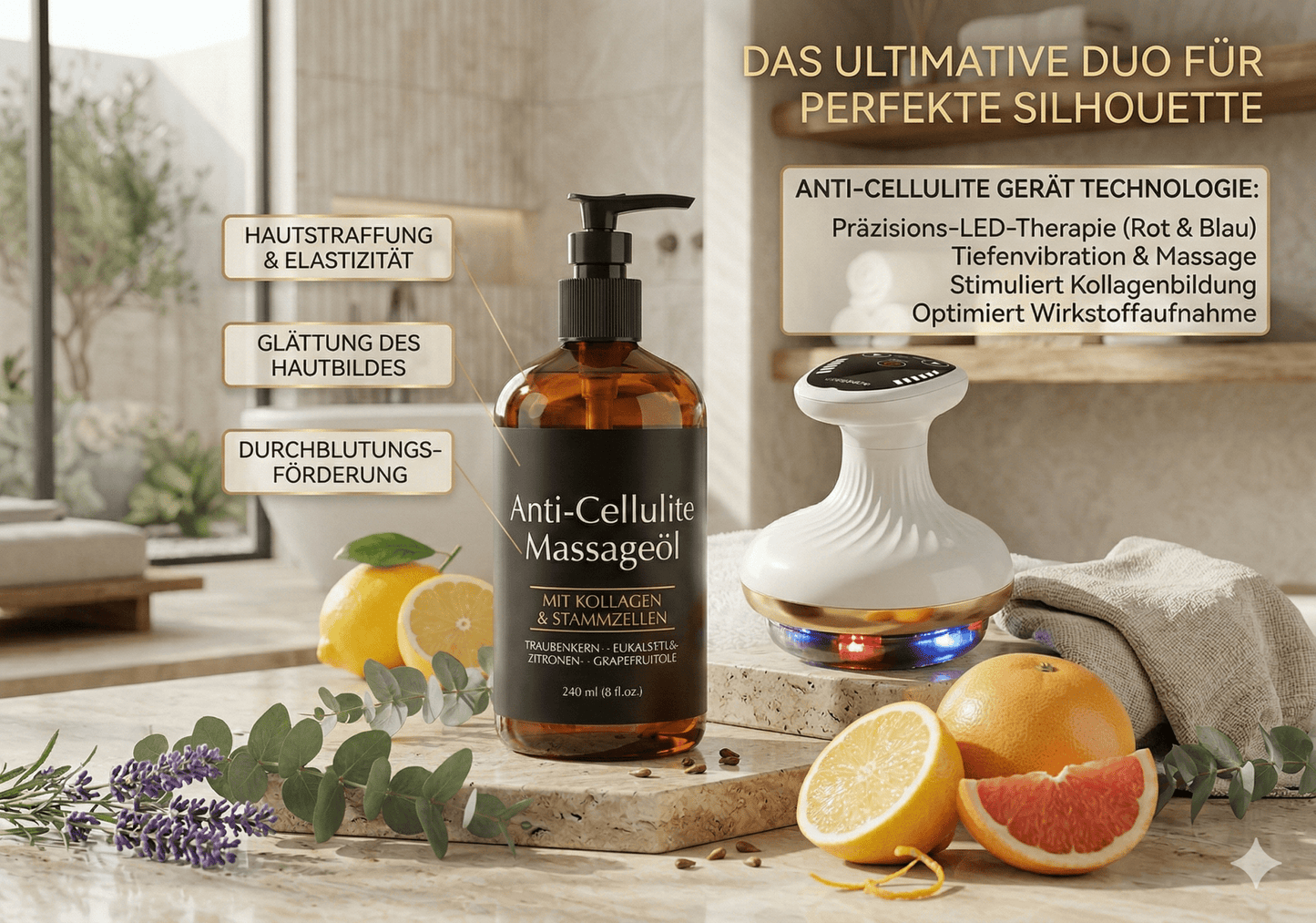 Celluvia - Cellulite Massage-Öl