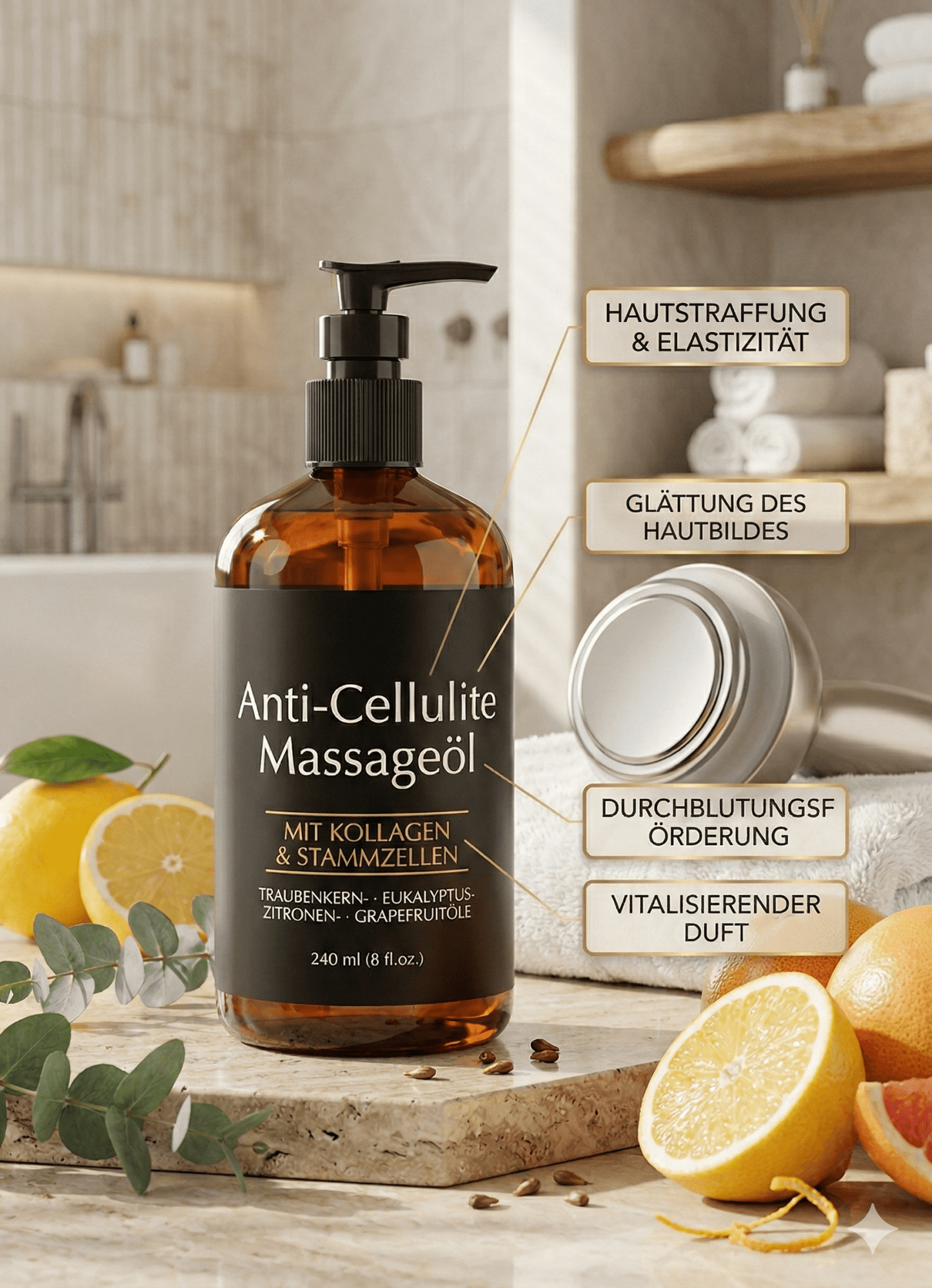 Celluvia - Cellulite Massage-Öl